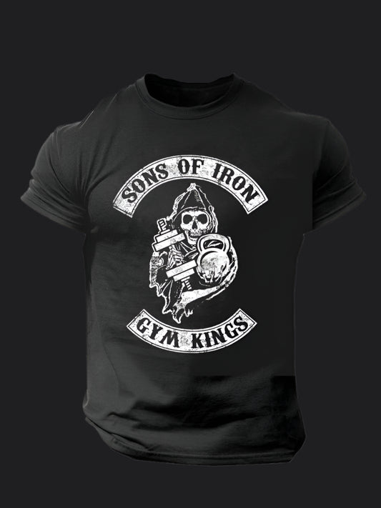 sons of iron gym kings Gym T-shirt