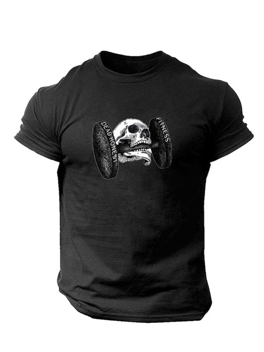 Dead Honest Fitness Skull GymT-shirt