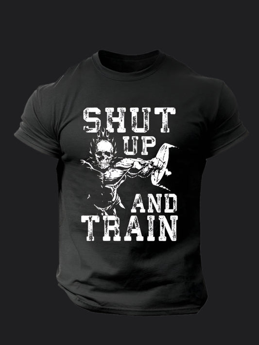 SHUT UP AND TRAIN Gym T-shirt